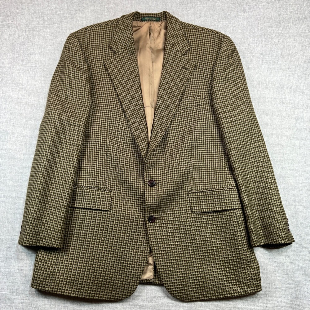 Vintage Chaps Ralph Lauren Men's 44T Wool Houndstooth Sport Coat Blazer Canada